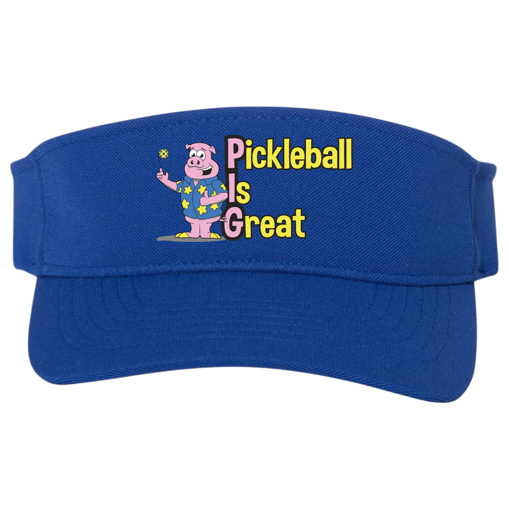 PIG Unisex Perforated Performance Visor Main Logo
