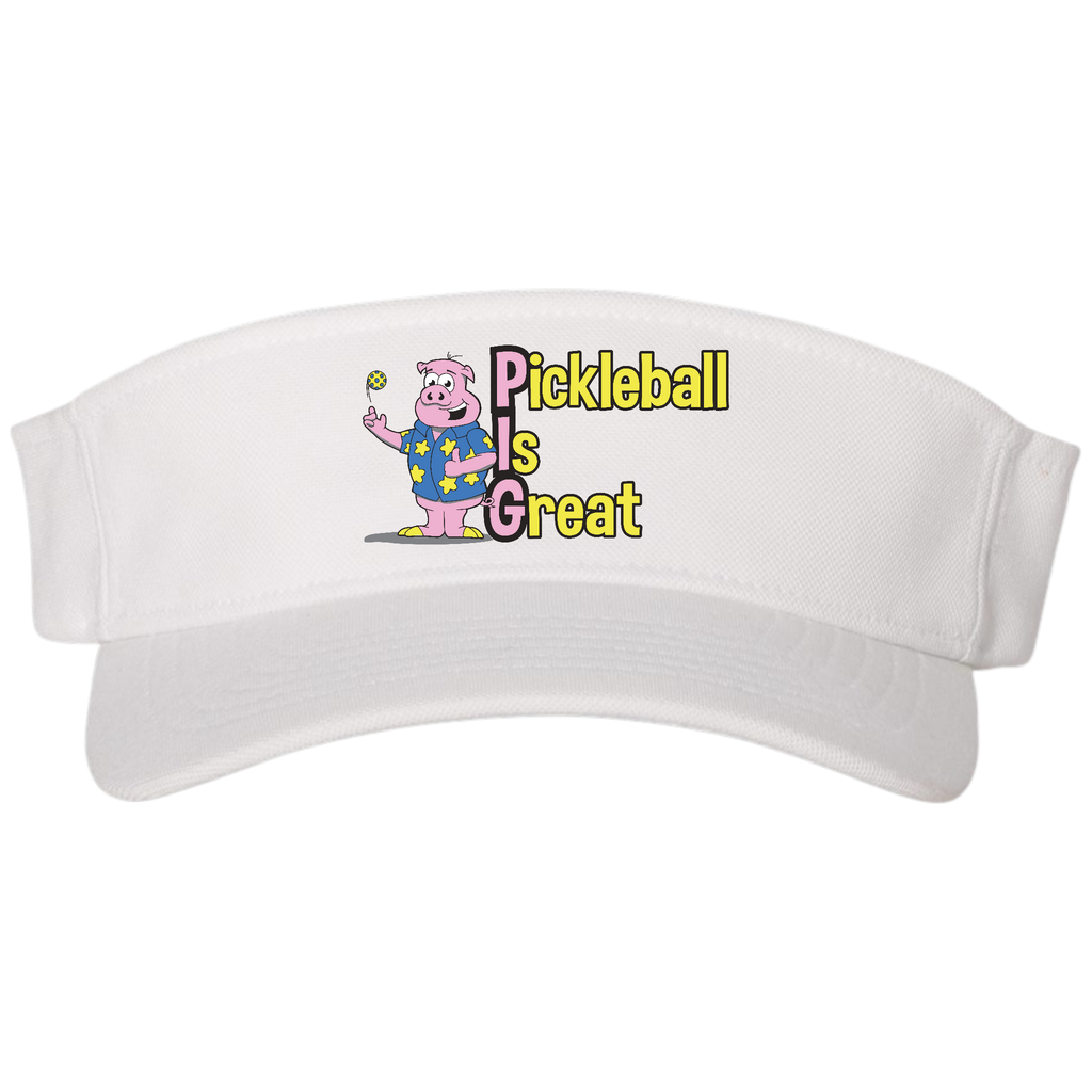 PIG Unisex Perforated Performance Visor Main Logo