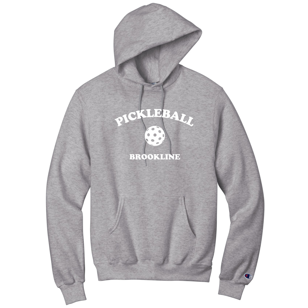 Brookline Unisex Champion Hoodie Large Logo