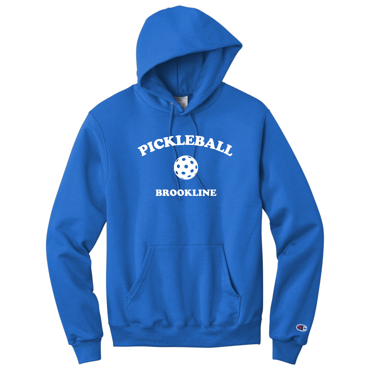 Brookline Unisex Champion Hoodie Large Logo
