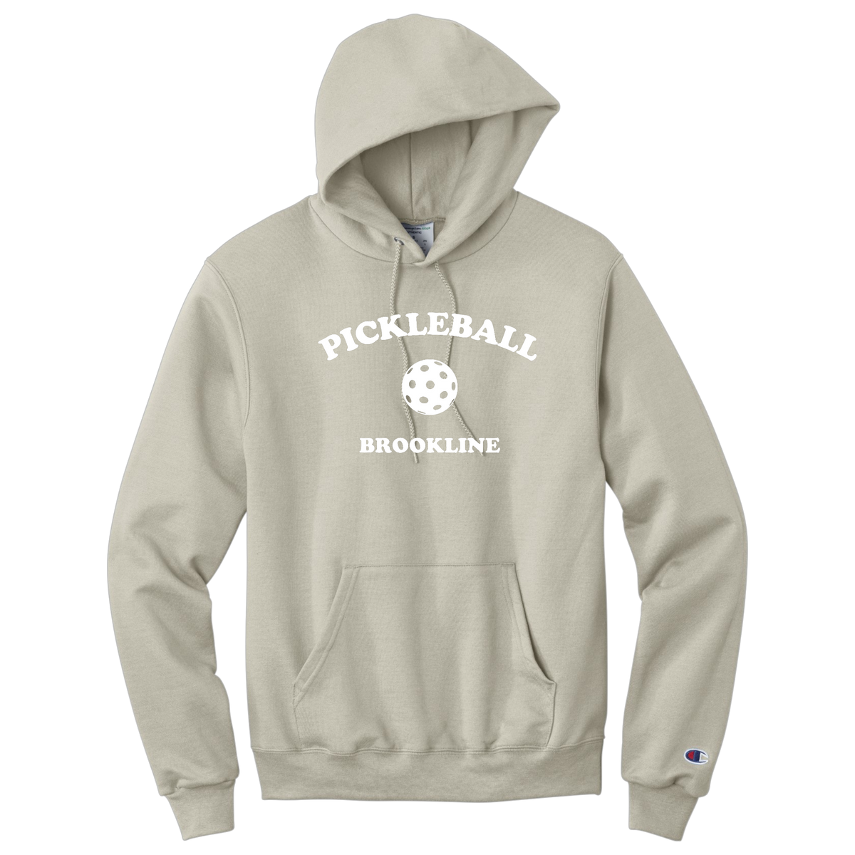 Brookline Unisex Champion Hoodie Large Logo