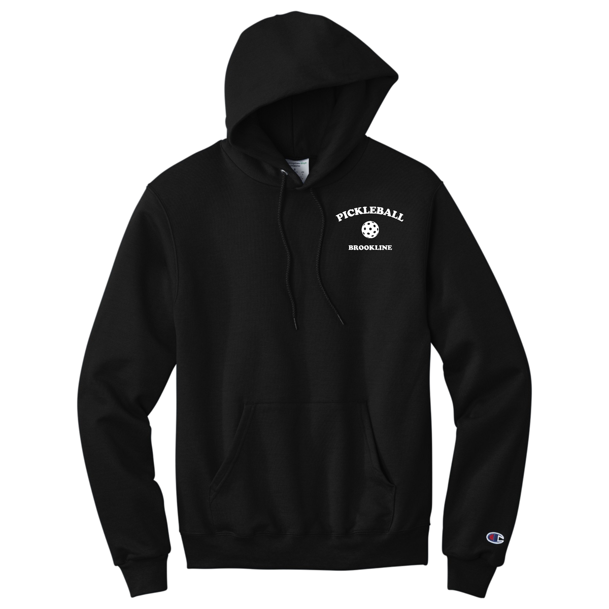 Brookline Unisex Champion Hoodie Unisex Small Logo