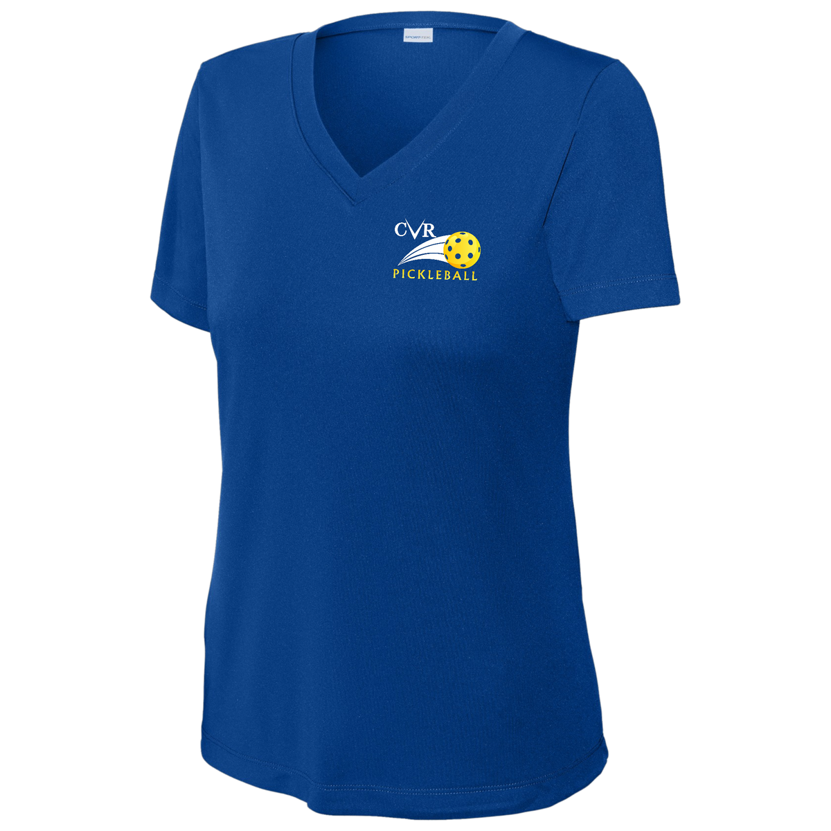 CVR Womens Short Sleeve V Neck Performance Small Logo