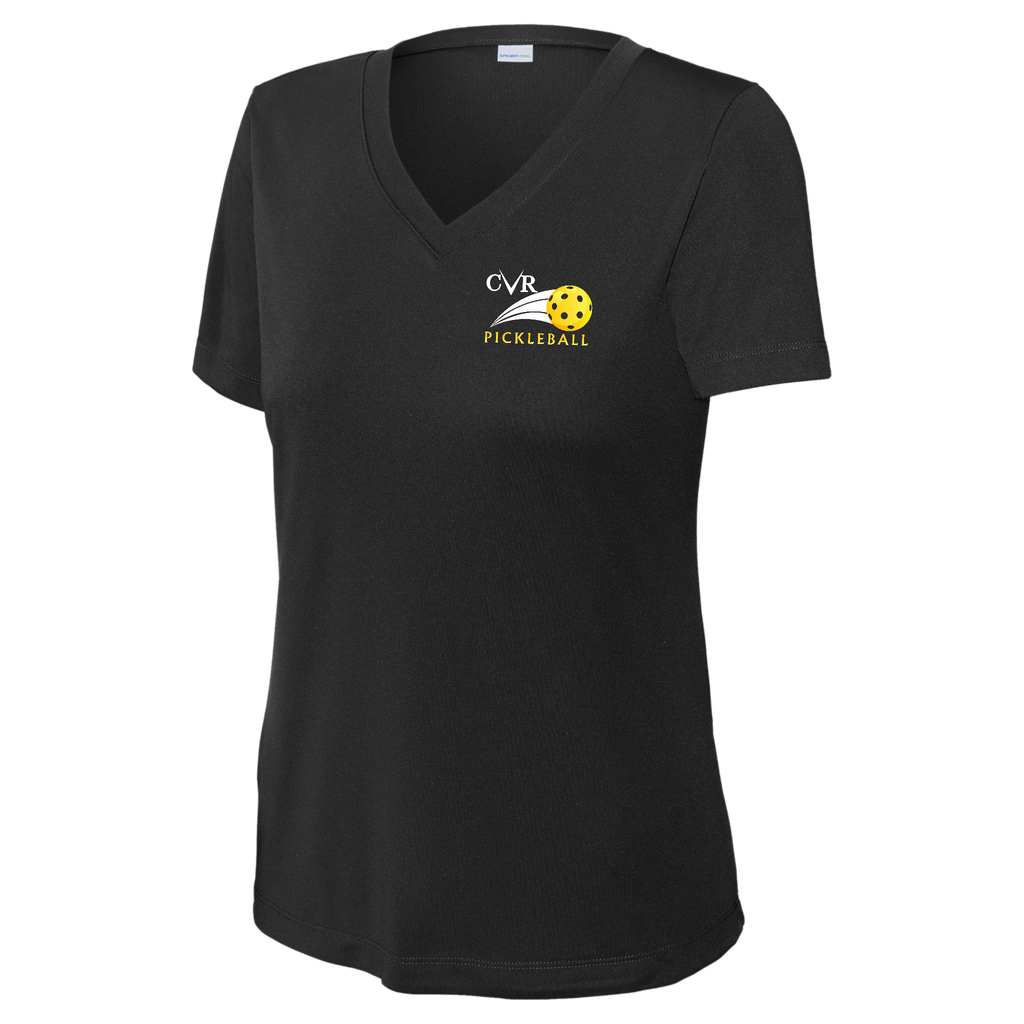 CVR Womens Short Sleeve V Neck Performance Small Logo
