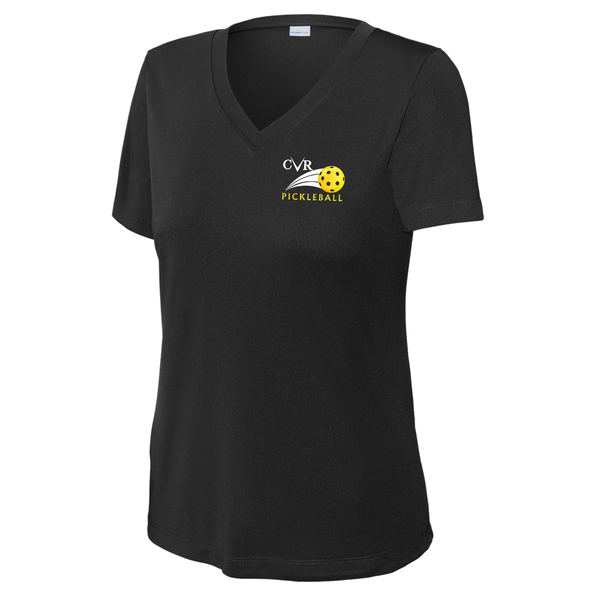 CVR Womens Short Sleeve V Neck Performance Small Logo