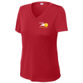 CVR Womens Short Sleeve V Neck Performance Small Logo