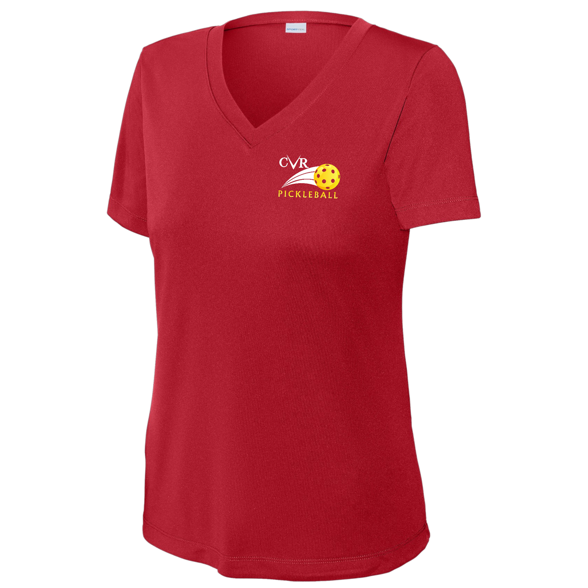 CVR Womens Short Sleeve V Neck Performance Small Logo