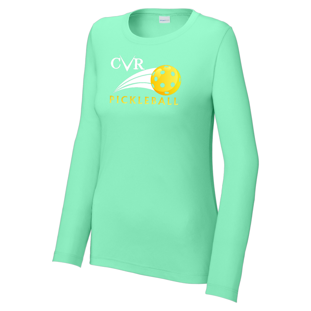 CVR Womens Performance Long Sleeve Crew Neck Shirt Large Logo