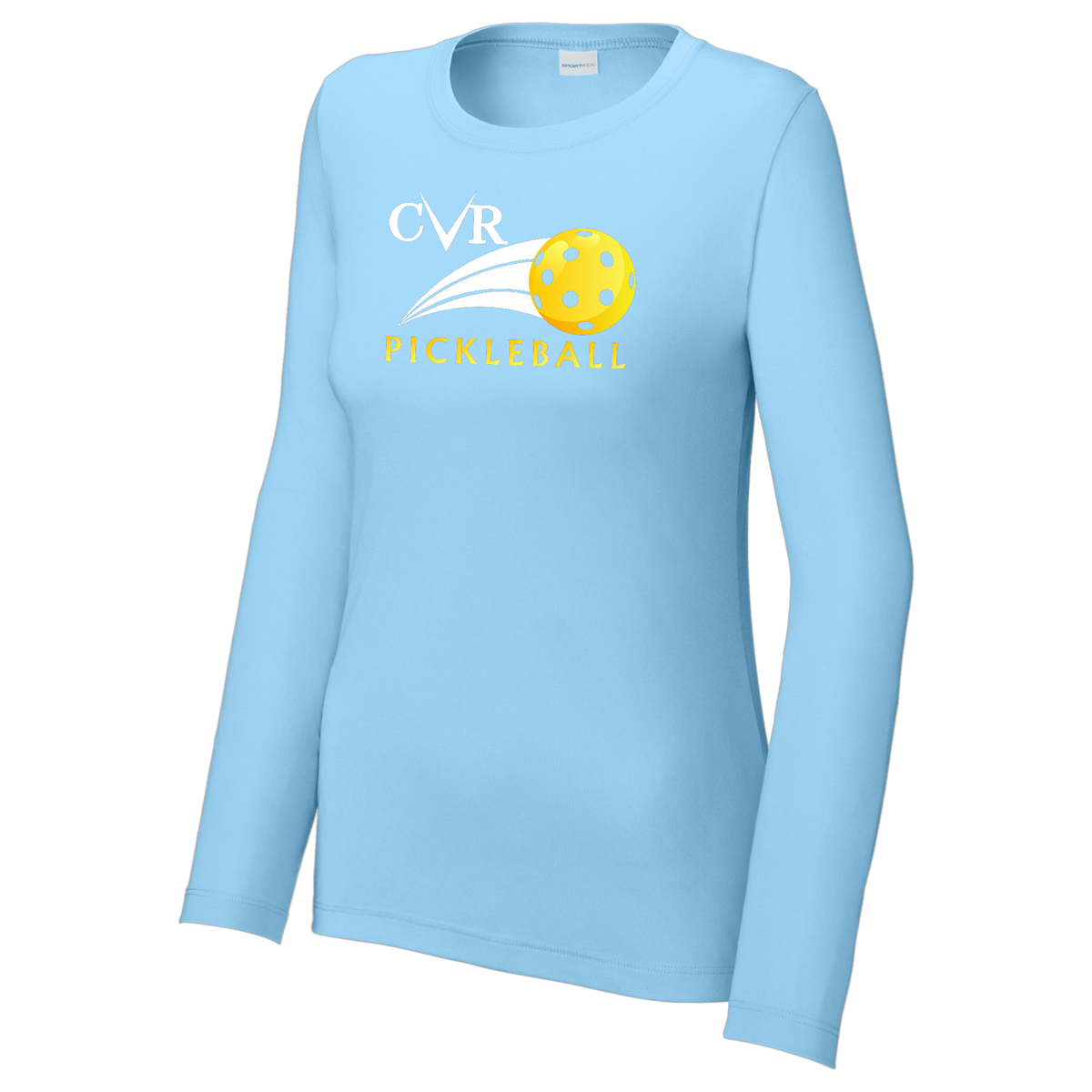 CVR Womens Performance Long Sleeve Crew Neck Shirt Large Logo