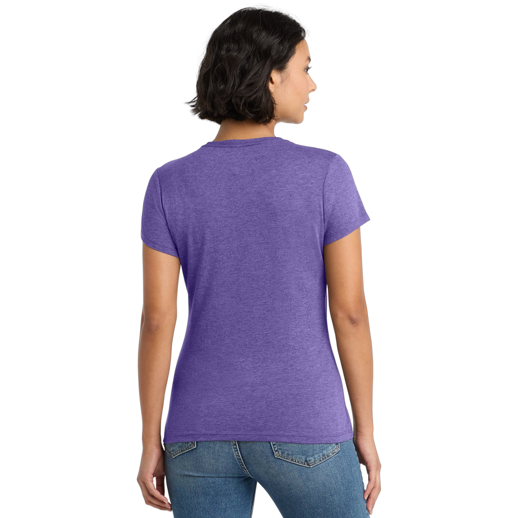 Women's Short Sleeve Crew Neck T-Shirt Large Logo