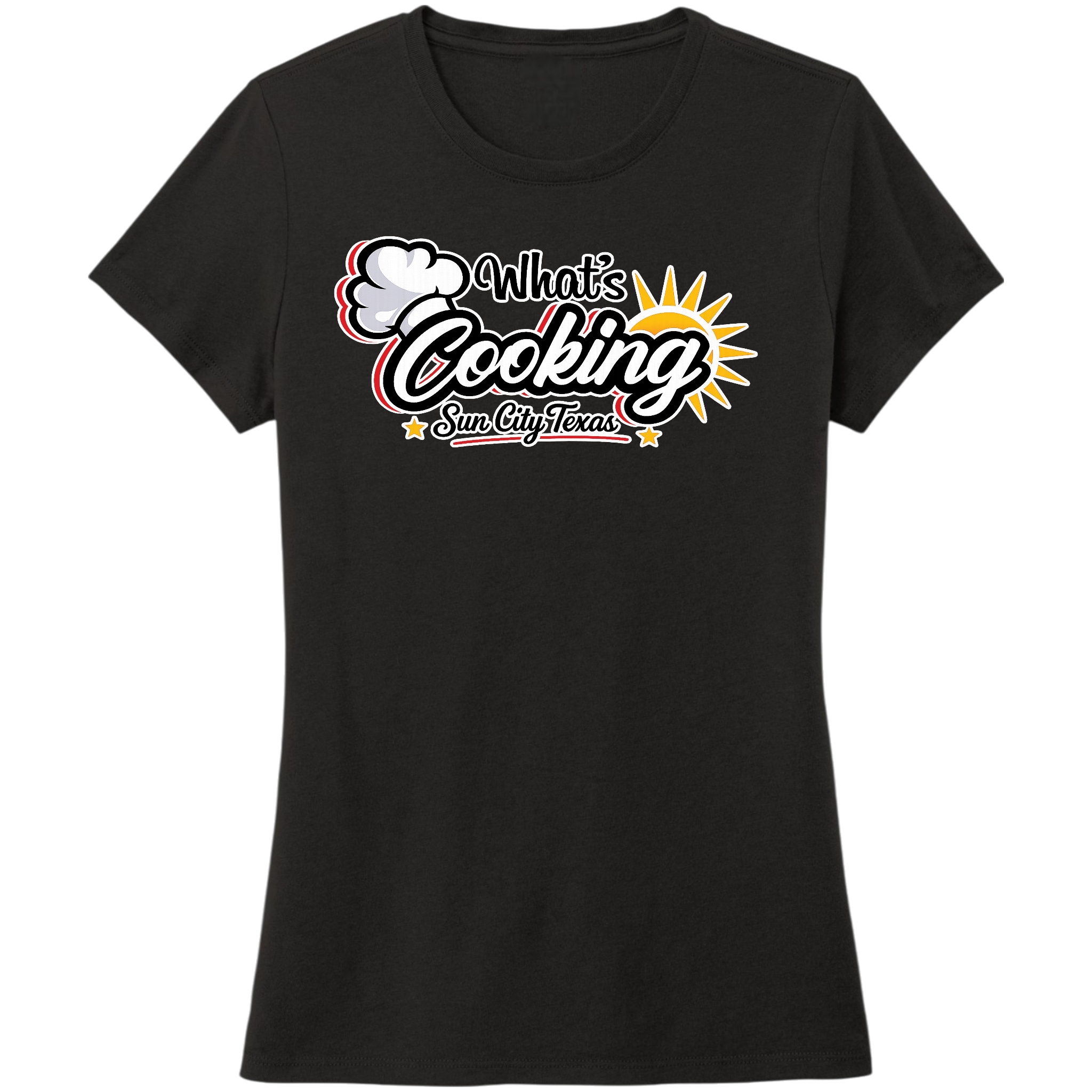 Women's Short Sleeve Crew Neck T-Shirt Large Logo