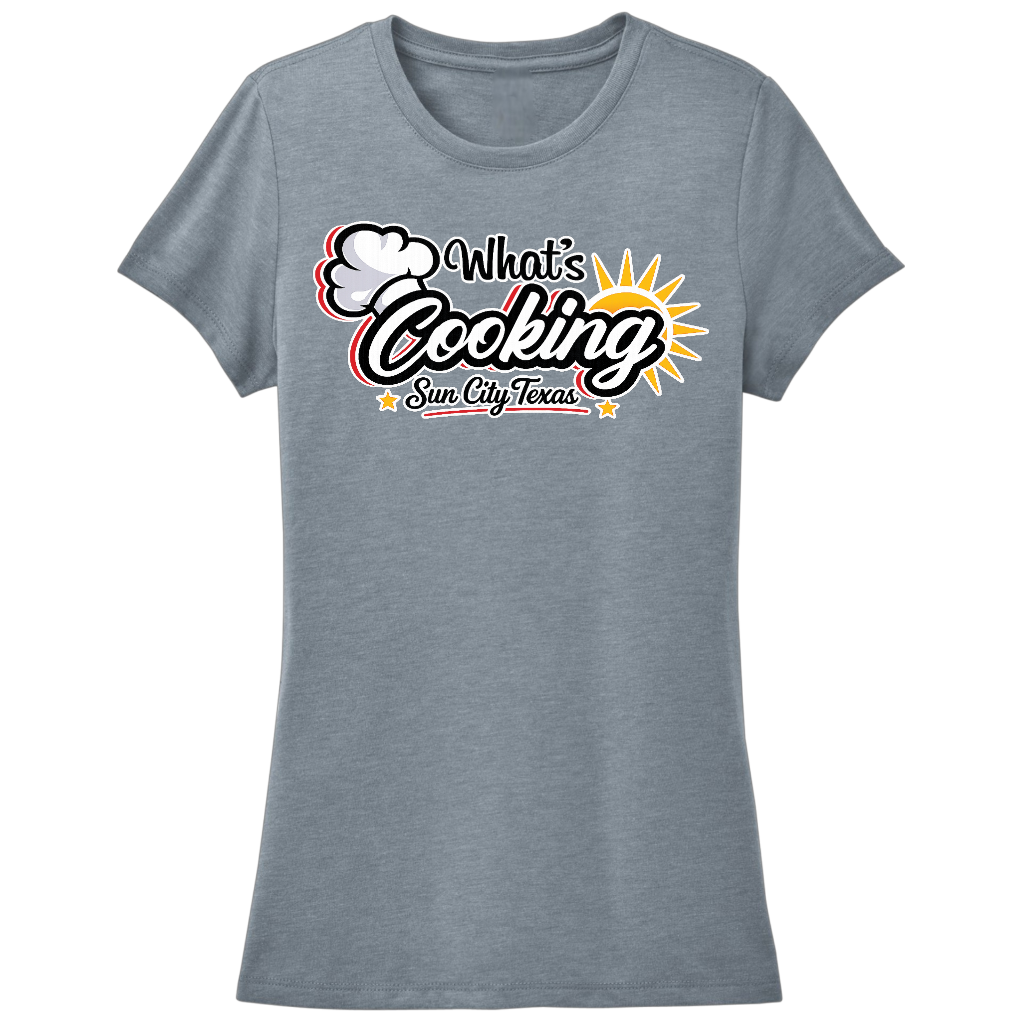 Women's Short Sleeve Crew Neck T-Shirt Large Logo