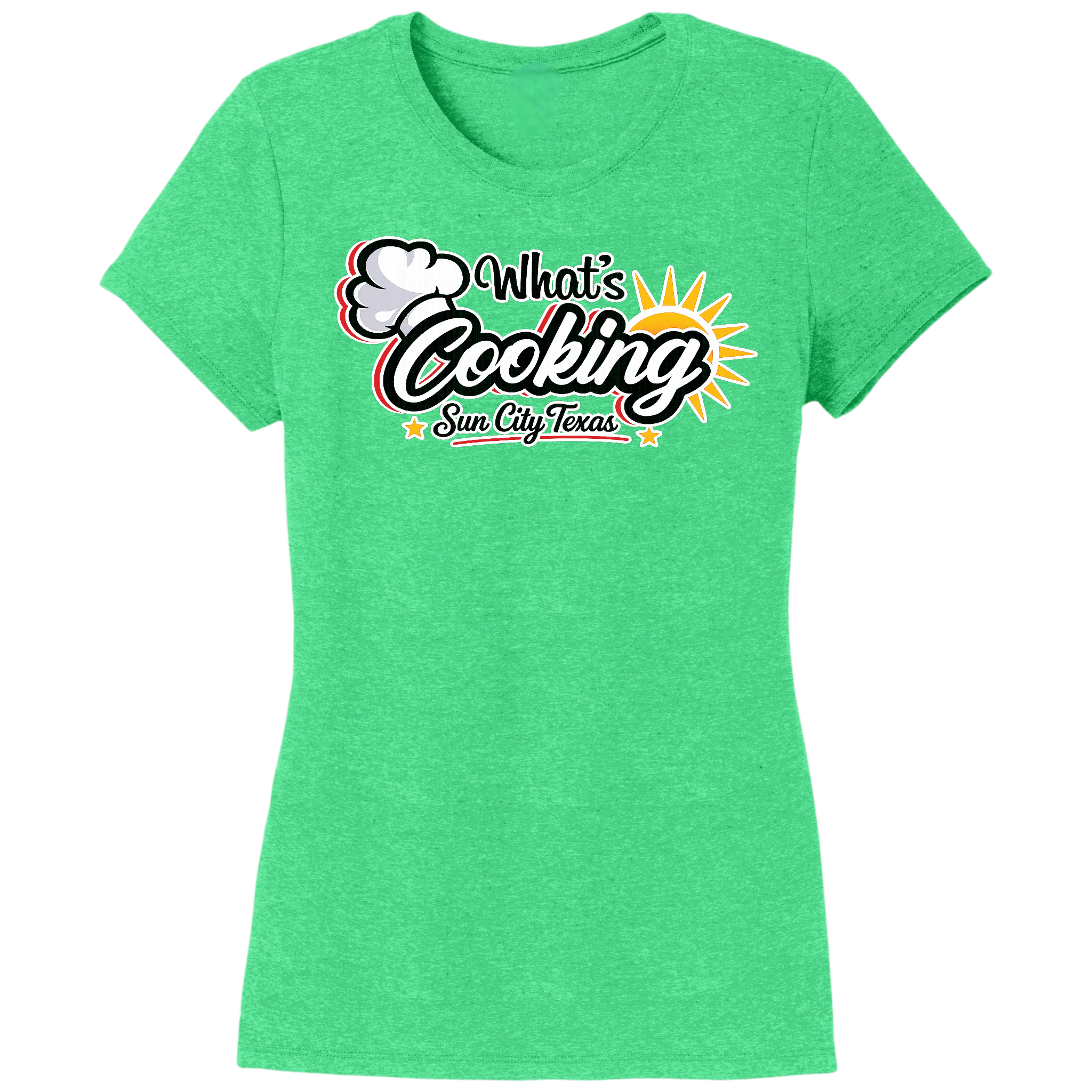 Women's Short Sleeve Crew Neck T-Shirt Large Logo