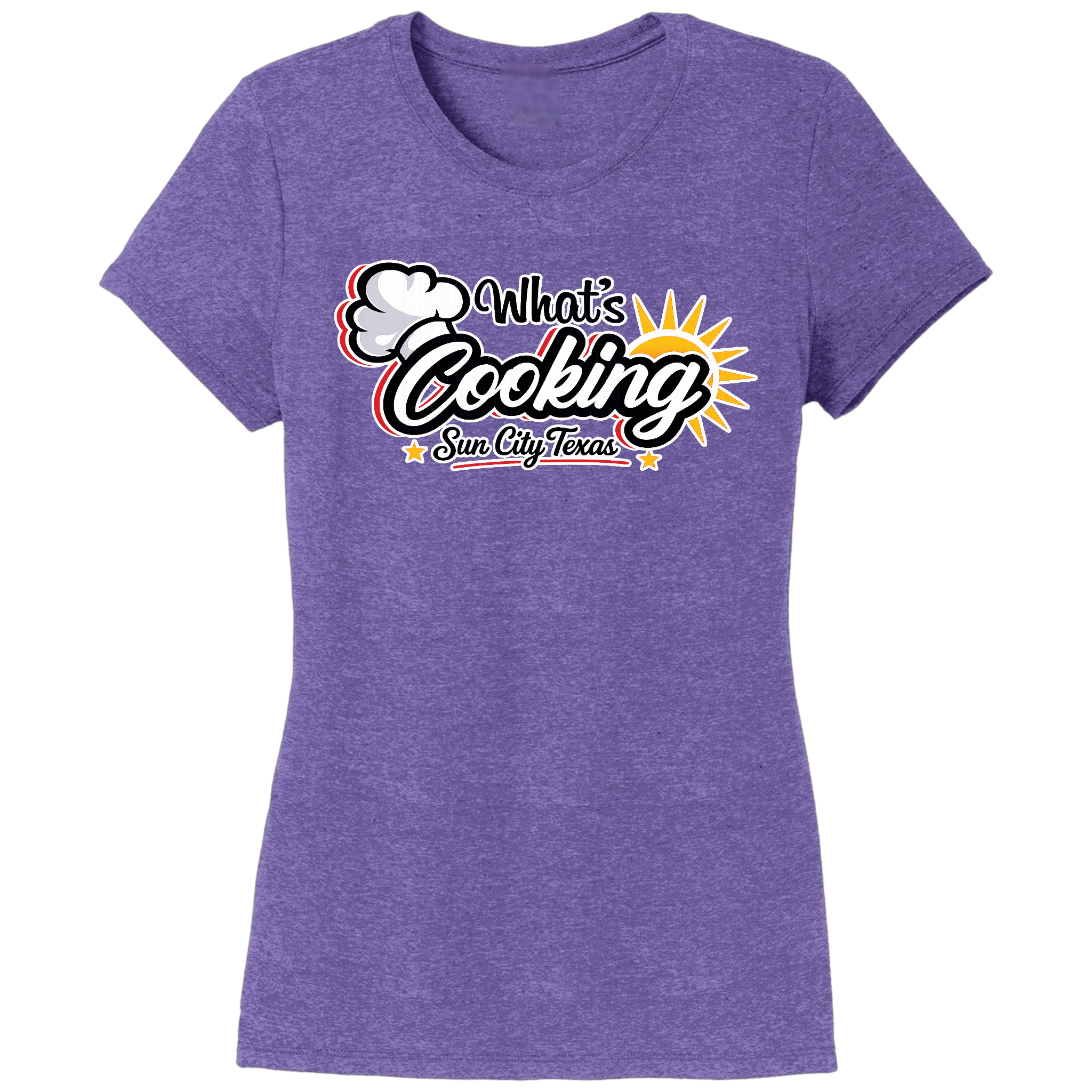 Women's Short Sleeve Crew Neck T-Shirt Large Logo