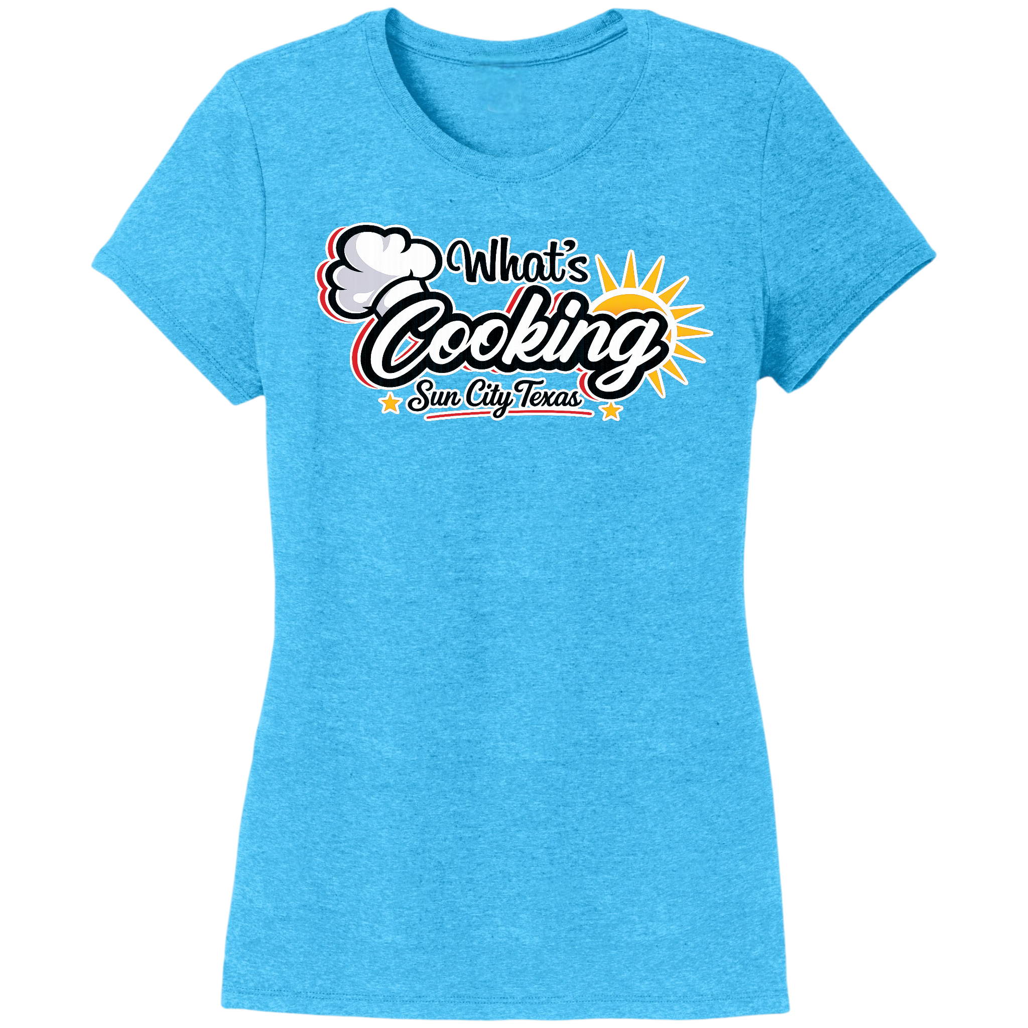 Women's Short Sleeve Crew Neck T-Shirt Large Logo