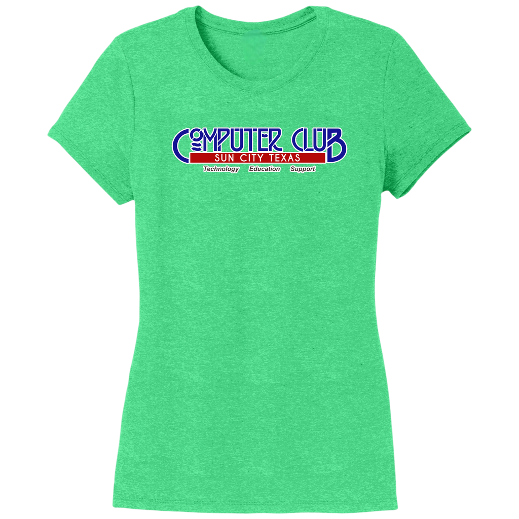Computer Club Women's V-Neck T-Shirt Large Logo