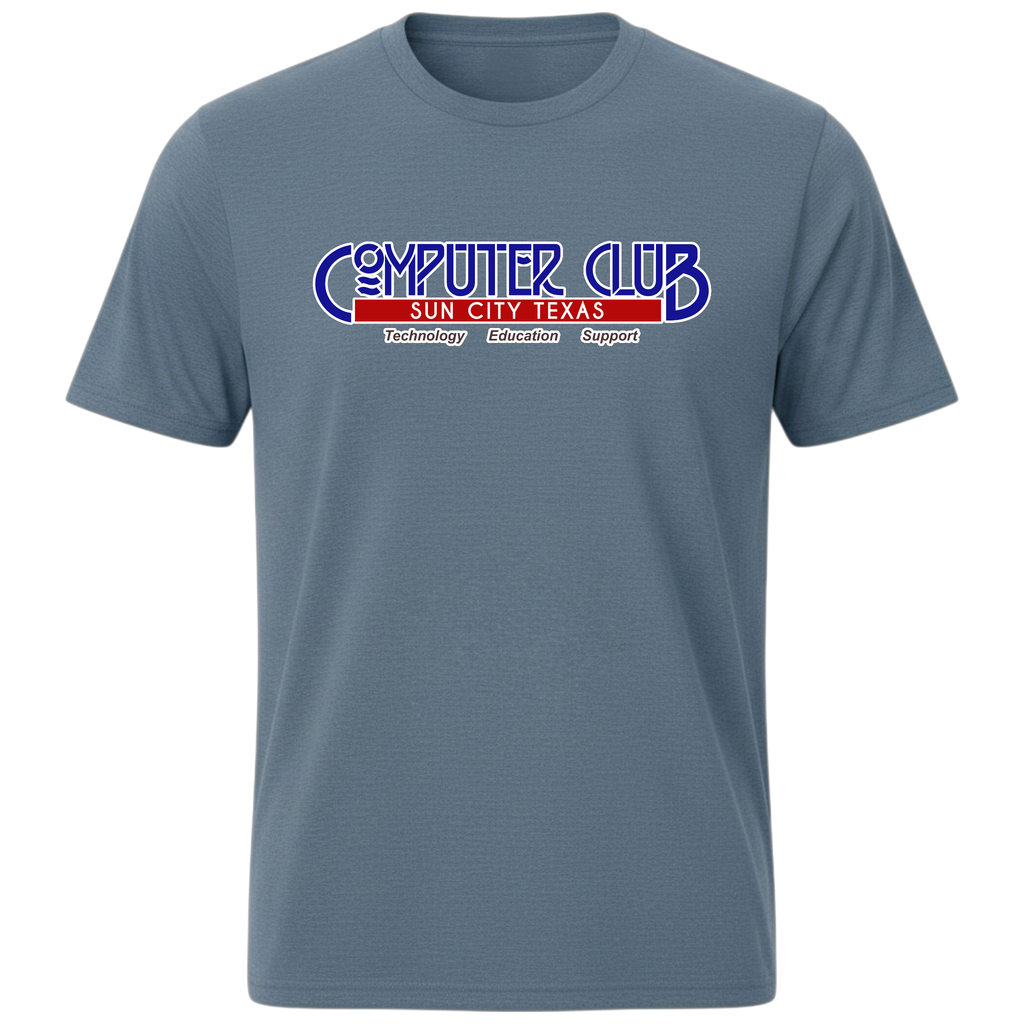 Computing Club Men's Short Sleeve T-Shirt Large Logo