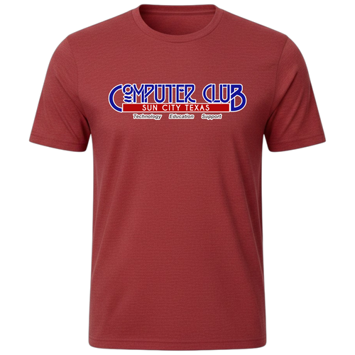 Computing Club Men's Short Sleeve T-Shirt Large Logo