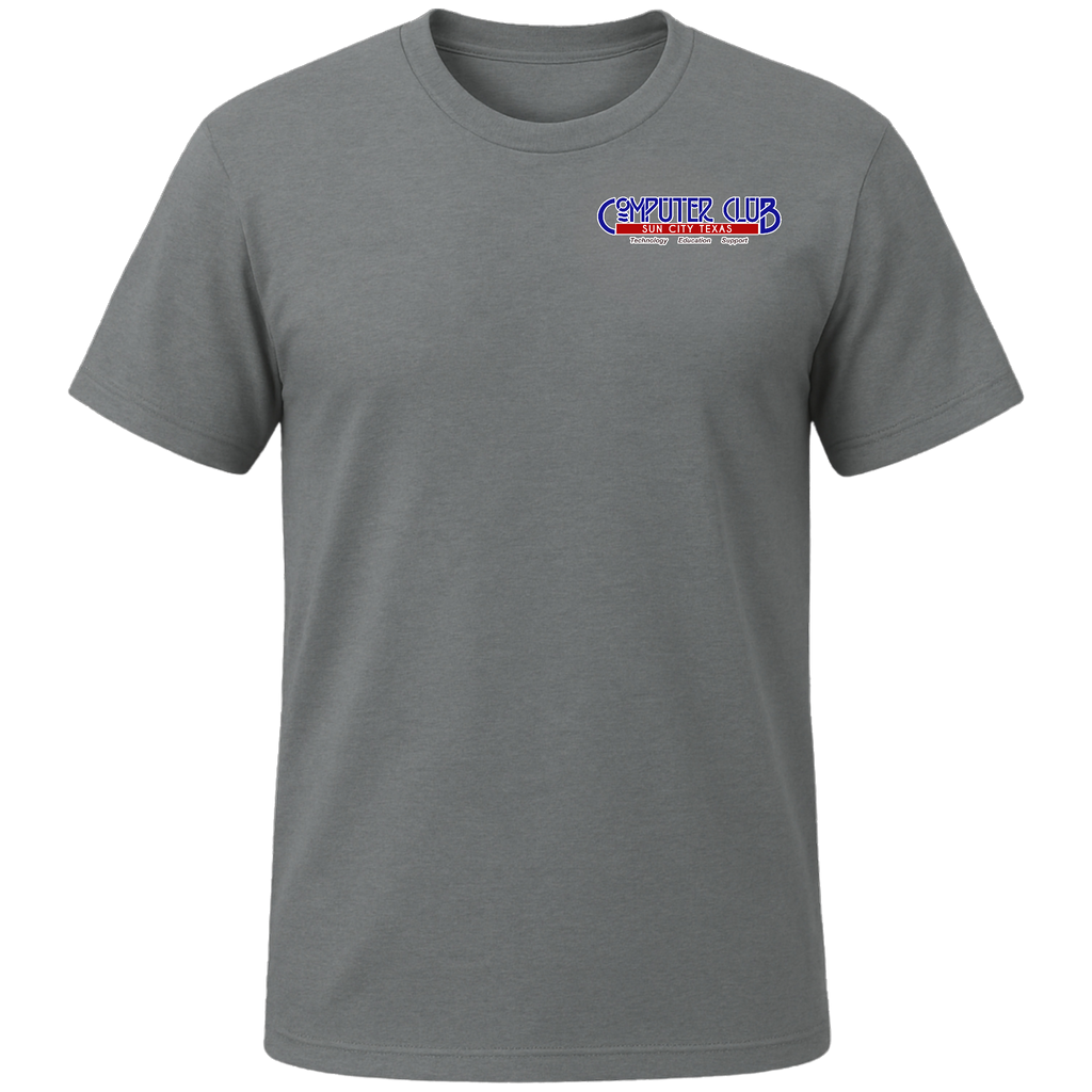 Computer Club Men's Short Sleeve T-Shirt Small Logo