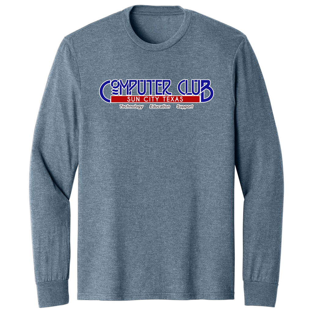 Computing Club Men's Long Sleeve T-Shirt Large Logo