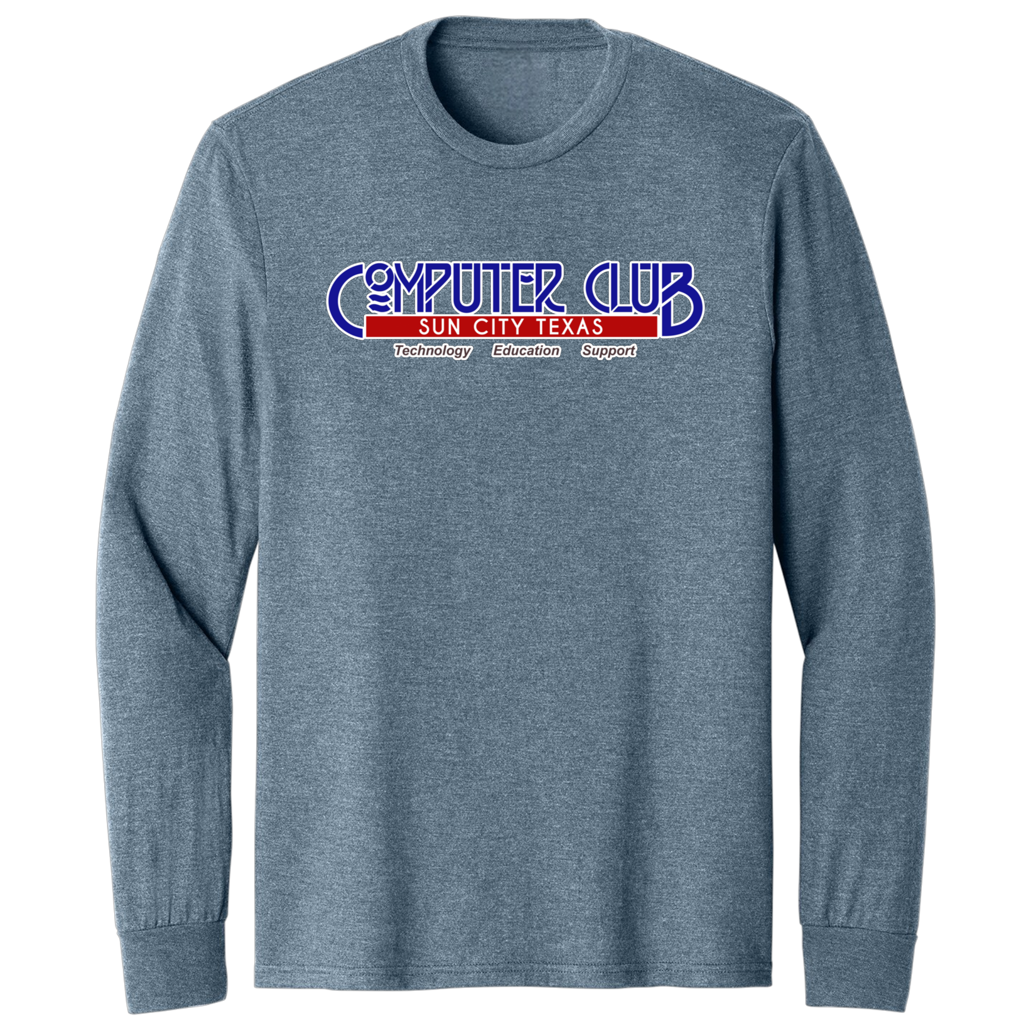 Computing Club Men's Long Sleeve T-Shirt Large Logo