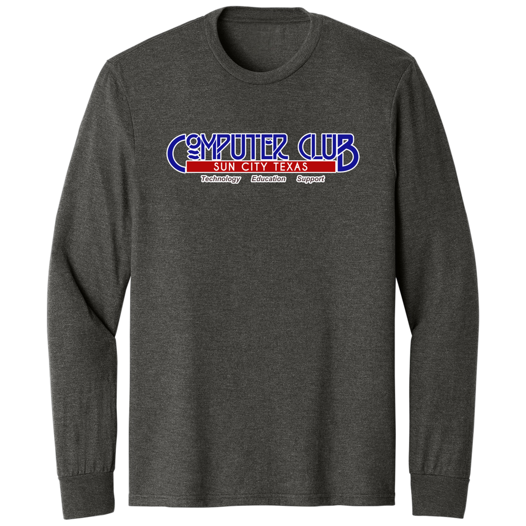Computing Club Men's Long Sleeve T-Shirt Large Logo