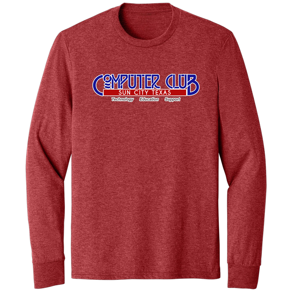 Computing Club Men's Long Sleeve T-Shirt Large Logo