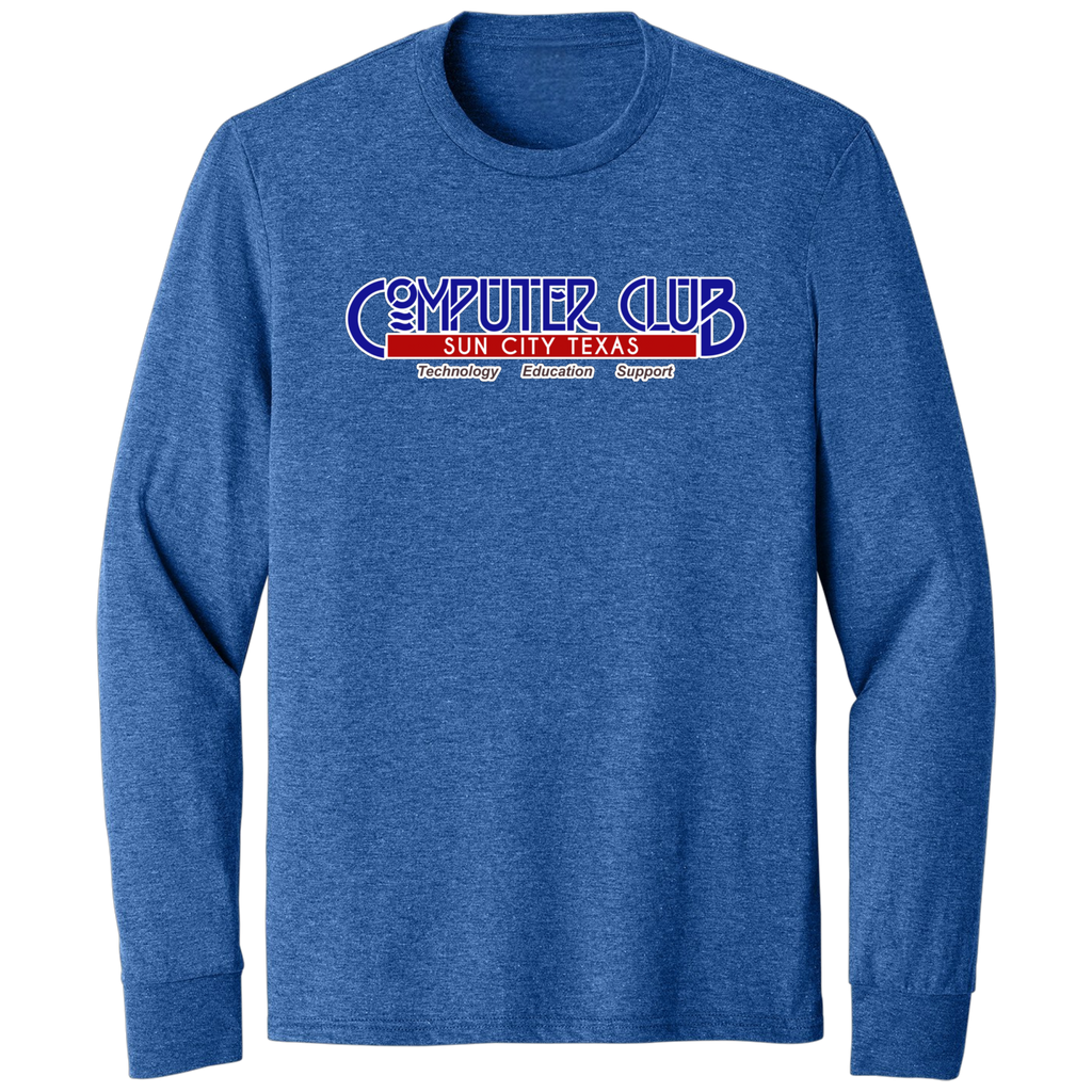 Computing Club Men's Long Sleeve T-Shirt Large Logo