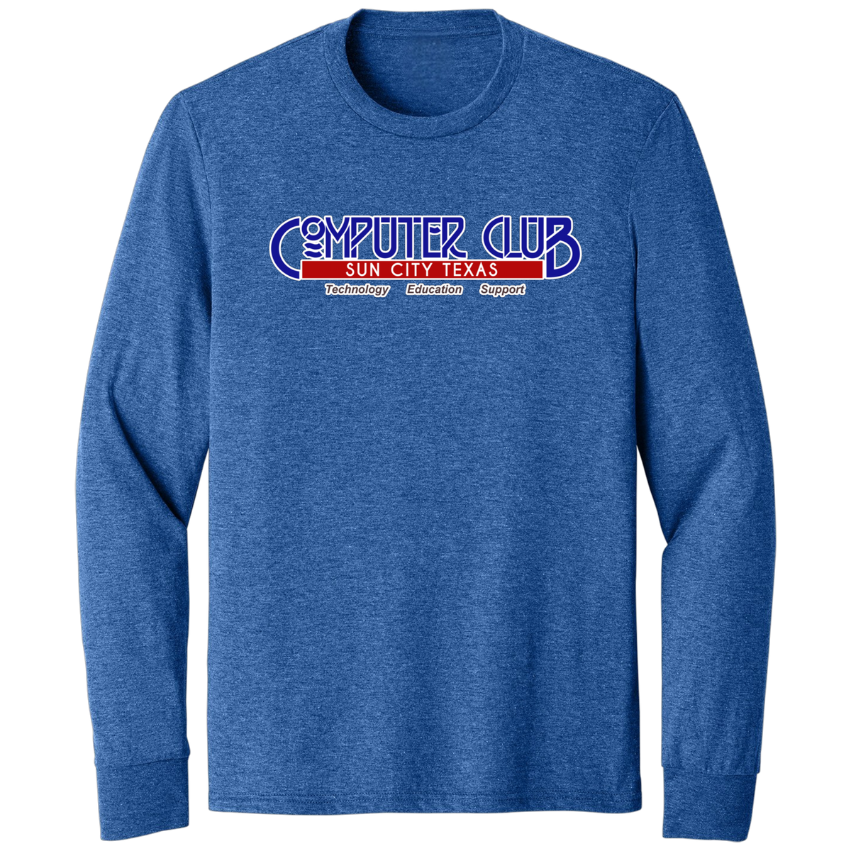 Computing Club Men's Long Sleeve T-Shirt Large Logo