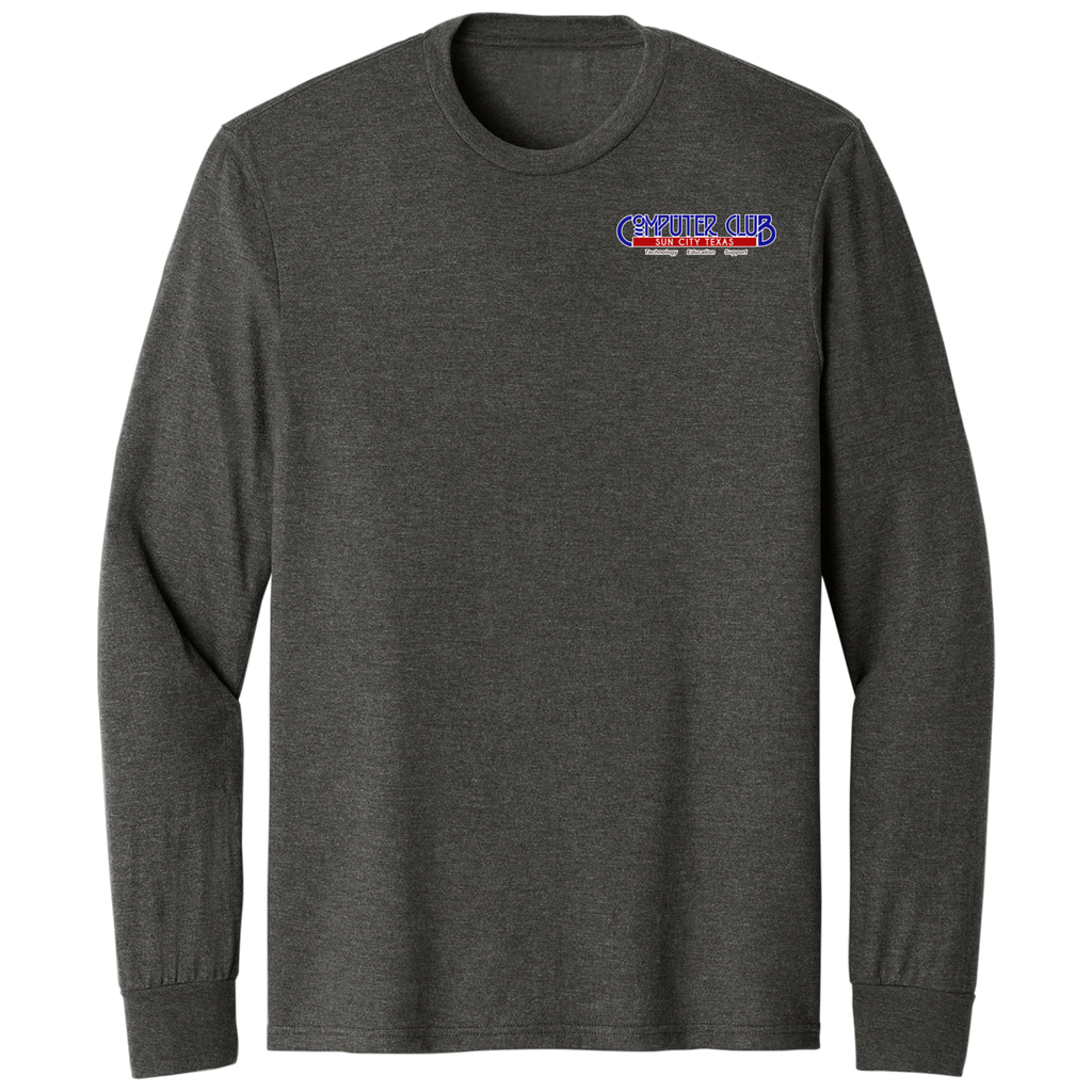 Computing Club Men's Long Sleeve T-Shirt Small Logo