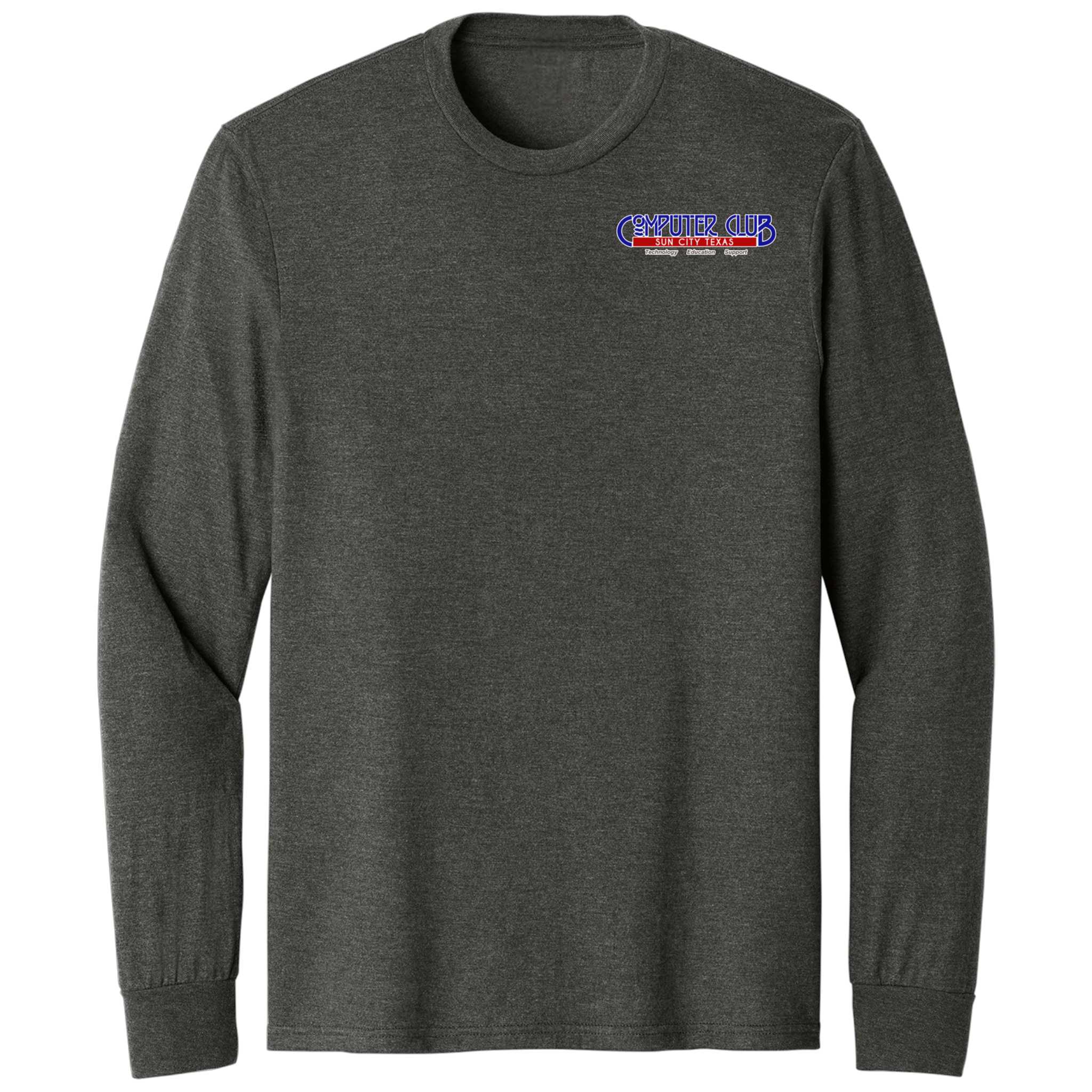 Computing Club Men's Long Sleeve T-Shirt Small Logo