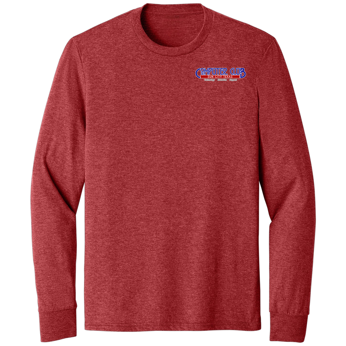 Computing Club Men's Long Sleeve T-Shirt Small Logo