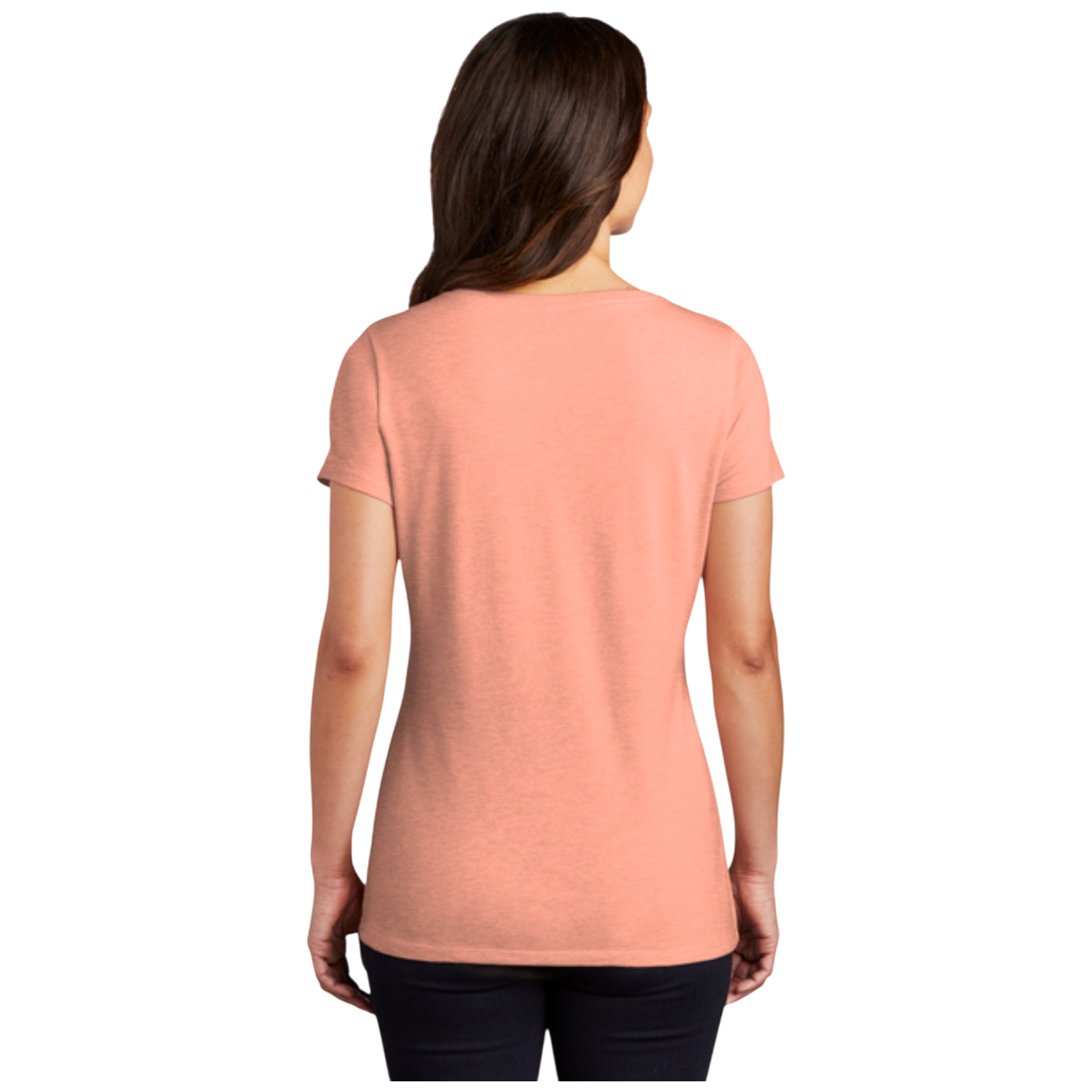 Women's V-Neck T-Shirt Large Logo