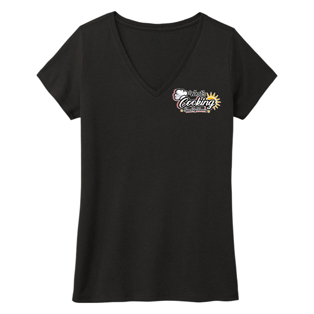 Women's V-Neck T-Shirt Small Logo
