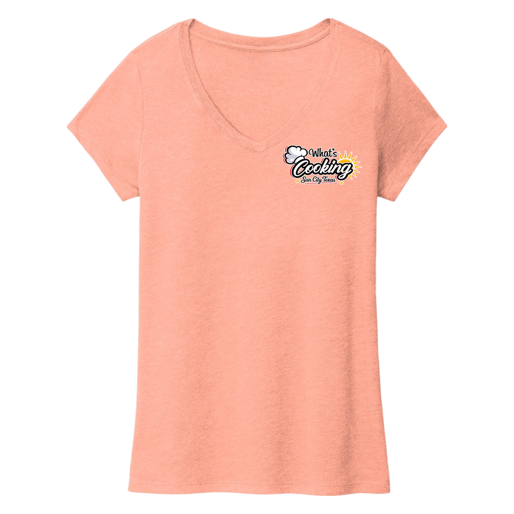 Women's V-Neck T-Shirt Small Logo