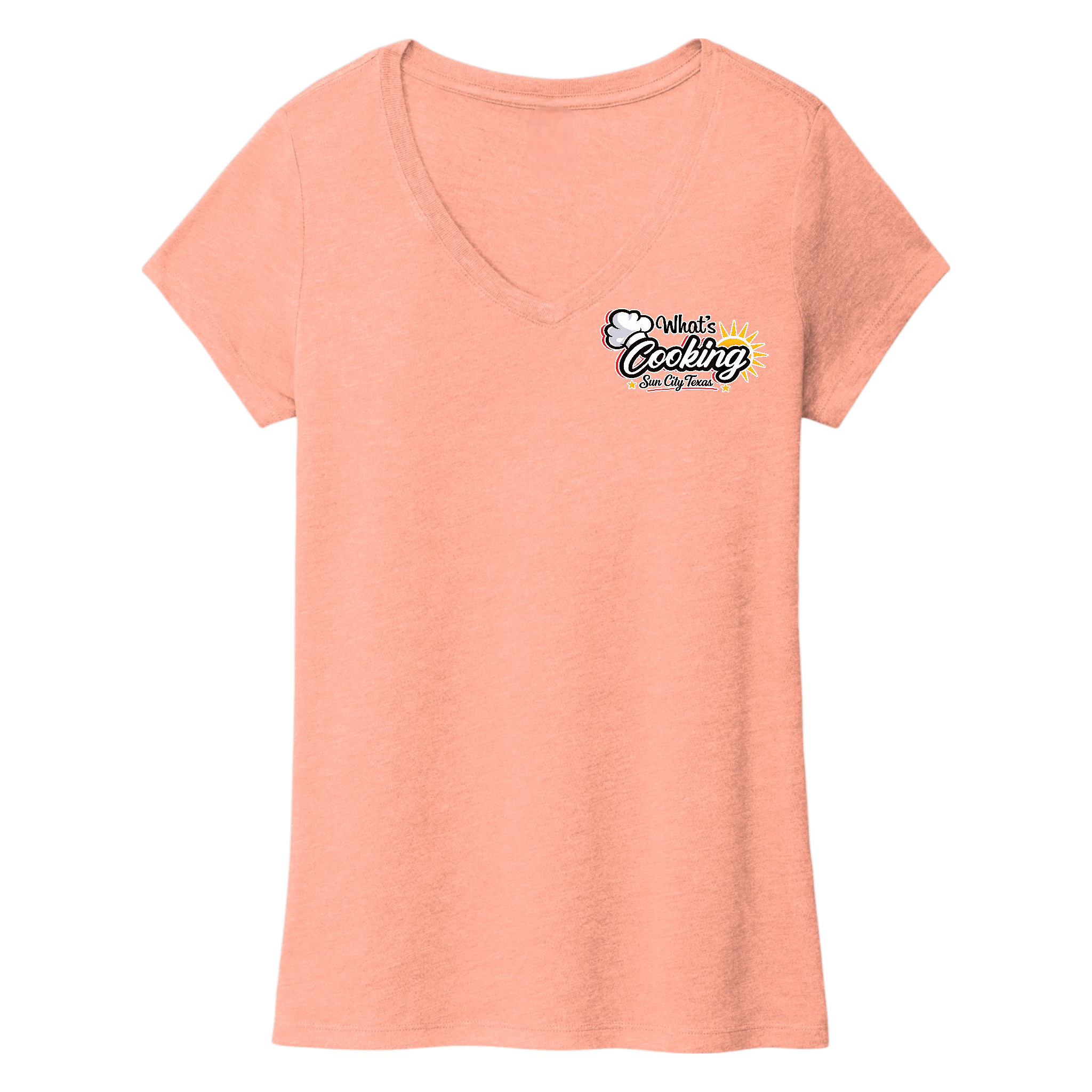 Women's V-Neck T-Shirt Small Logo