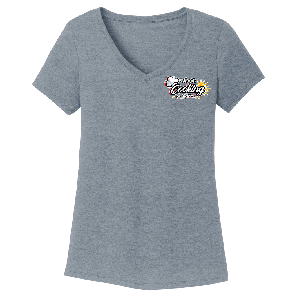 Women's V-Neck T-Shirt Small Logo