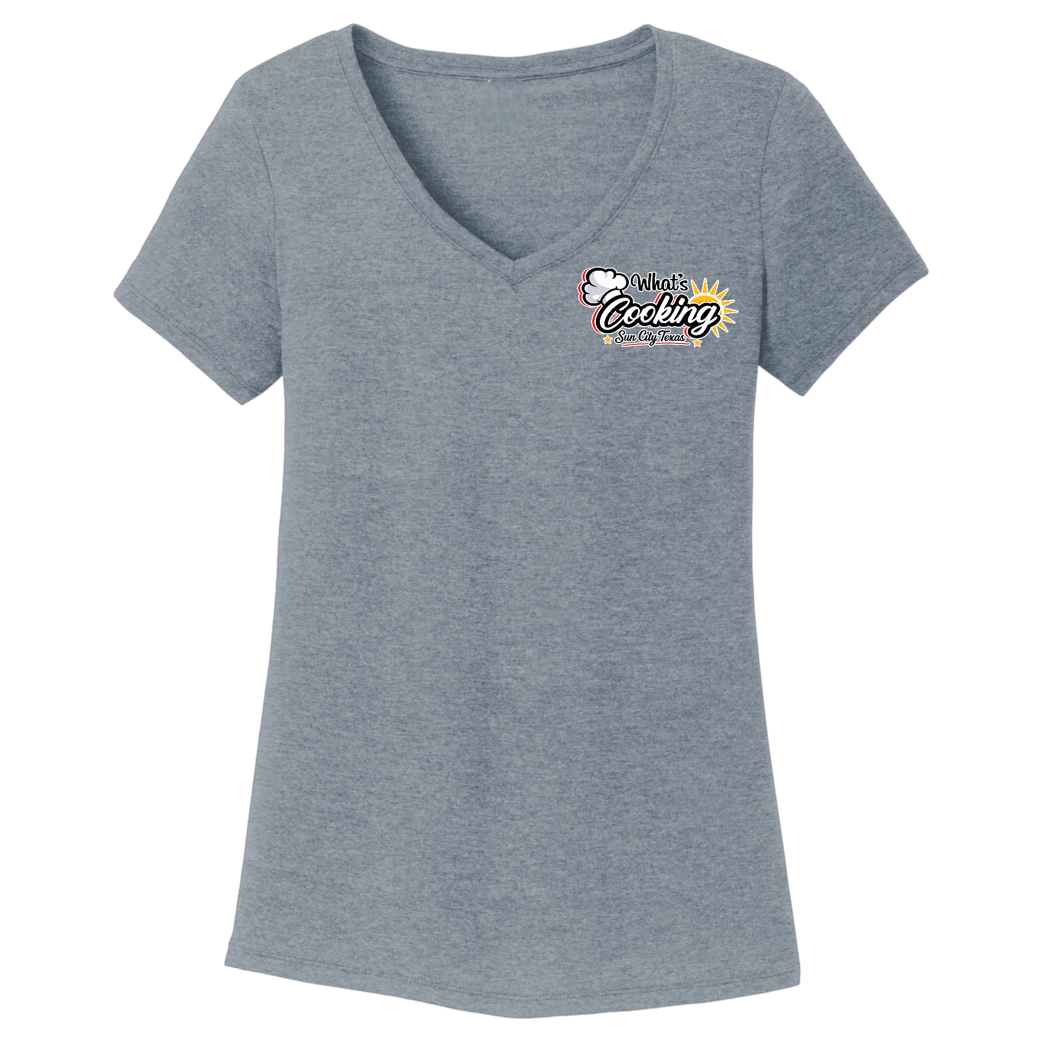 Women's V-Neck T-Shirt Small Logo