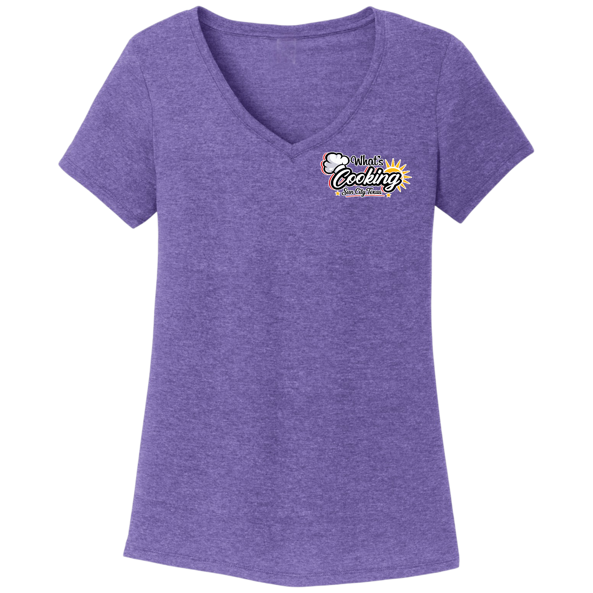 Women's V-Neck T-Shirt Small Logo