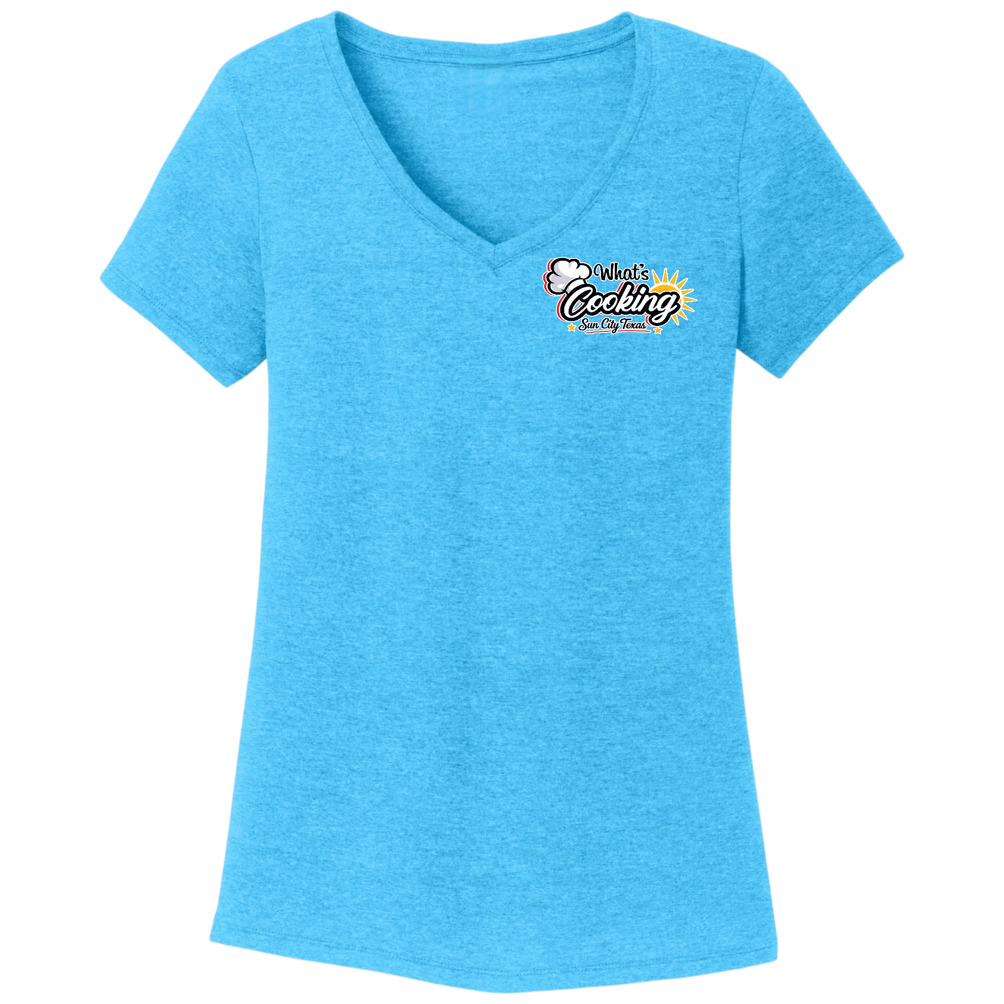 Women's V-Neck T-Shirt Small Logo