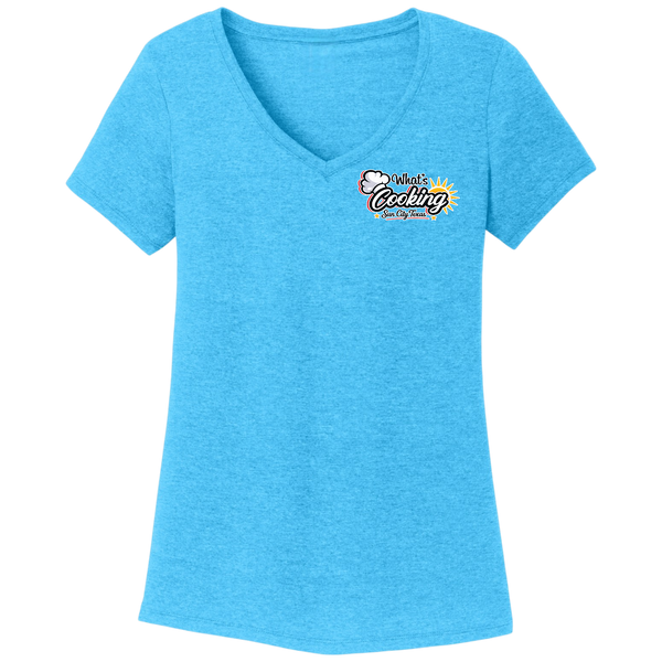 Women's V-Neck T-Shirt Small Logo