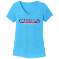 Computer Club Women's V-Neck T-Shirt Large Logo