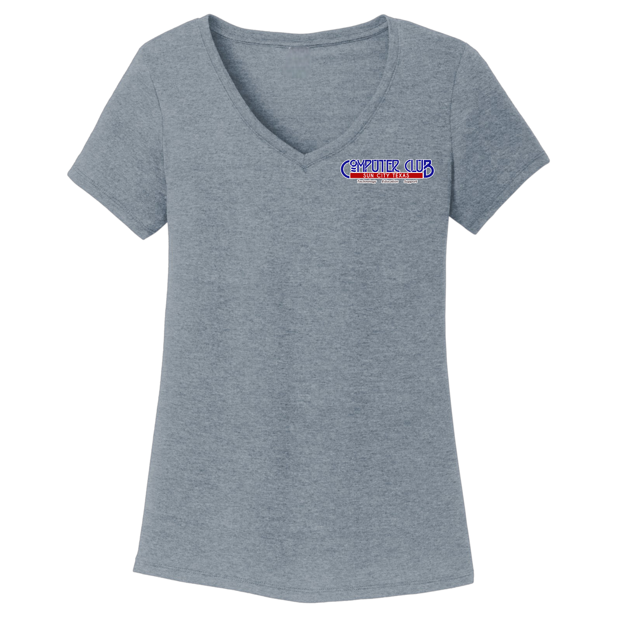 Computer Club Women's V-Neck T-Shirt Small Logo