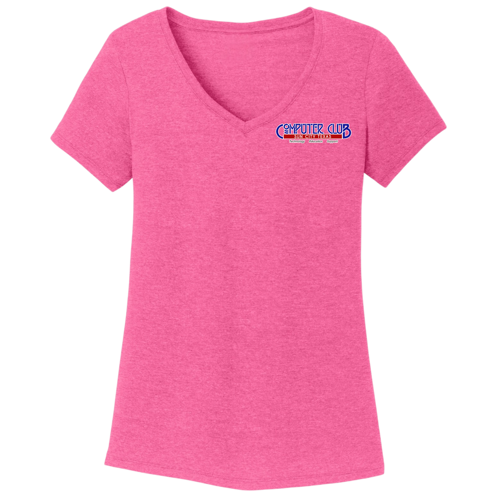Computer Club Women's V-Neck T-Shirt Small Logo