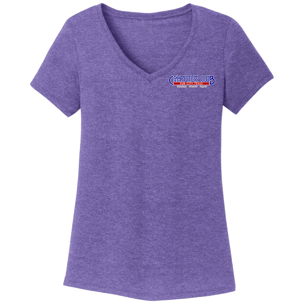 Computer Club Women's V-Neck T-Shirt Small Logo