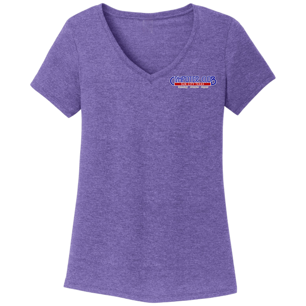 Computer Club Women's V-Neck T-Shirt Small Logo