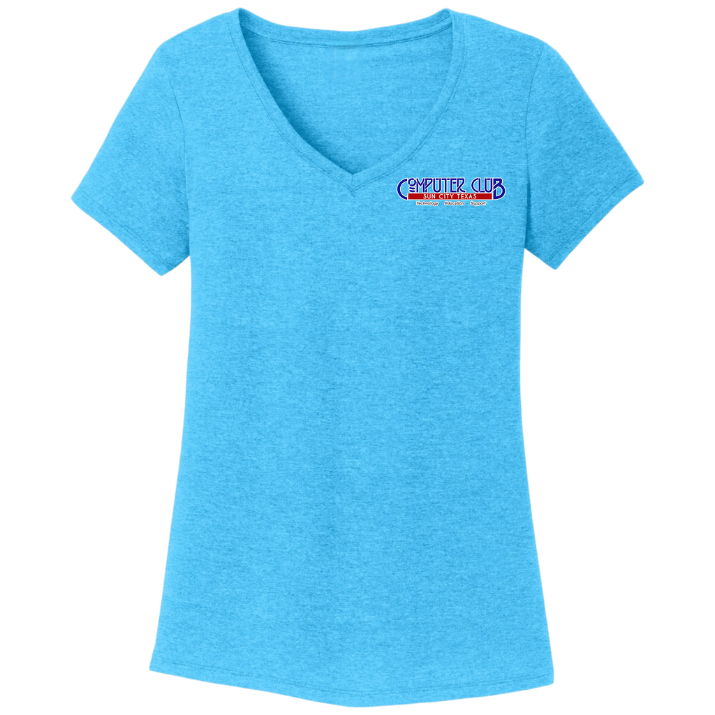 Computer Club Women's V-Neck T-Shirt Small Logo