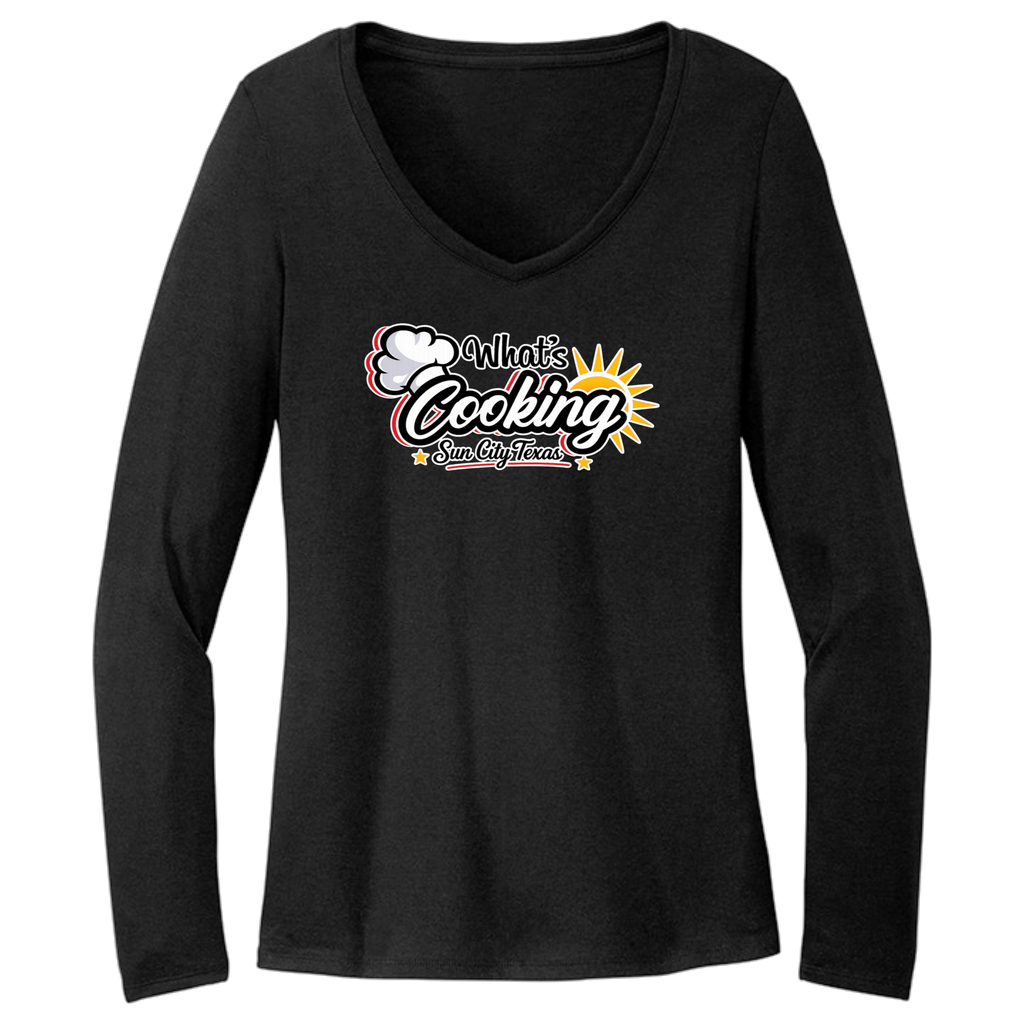 Cooking Club Womens Long Sleeve T-Shirt Large Logo