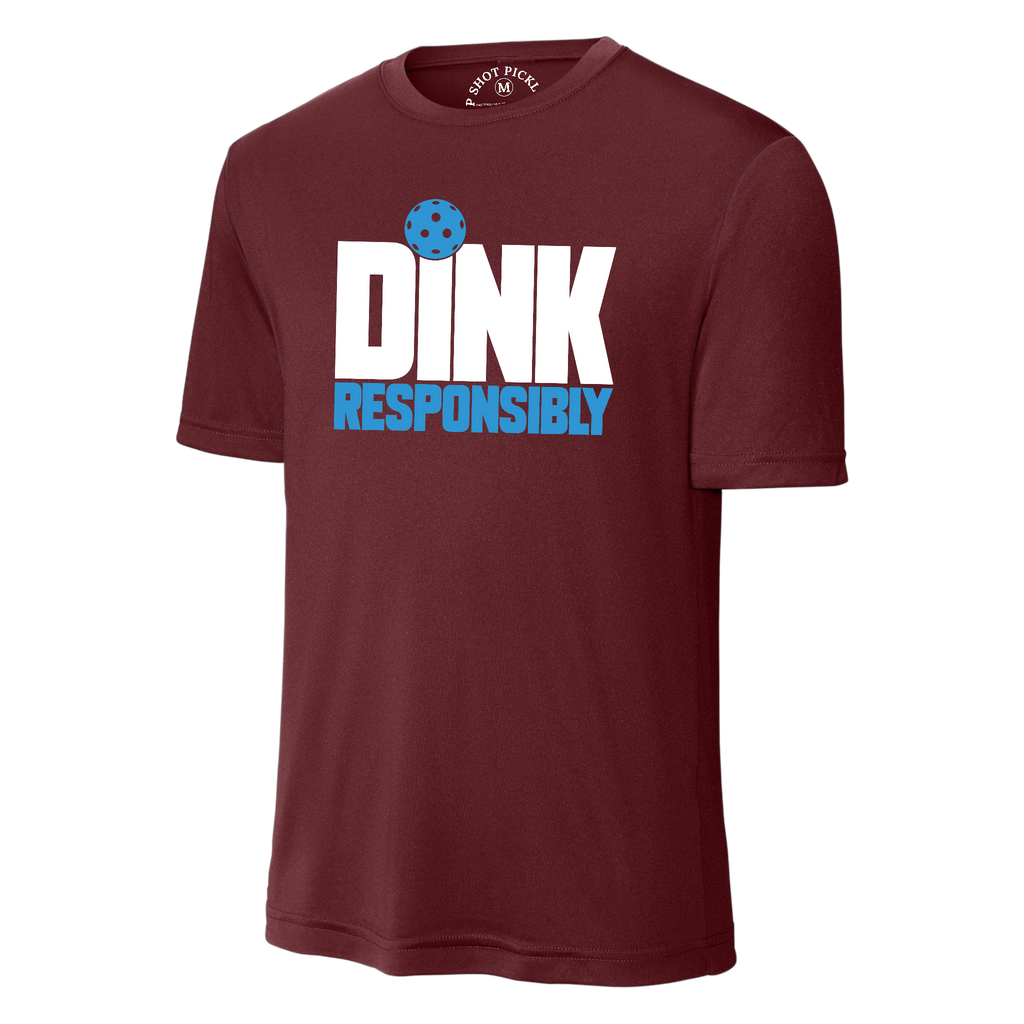 Dink Responsibly Mens Performance Shirt