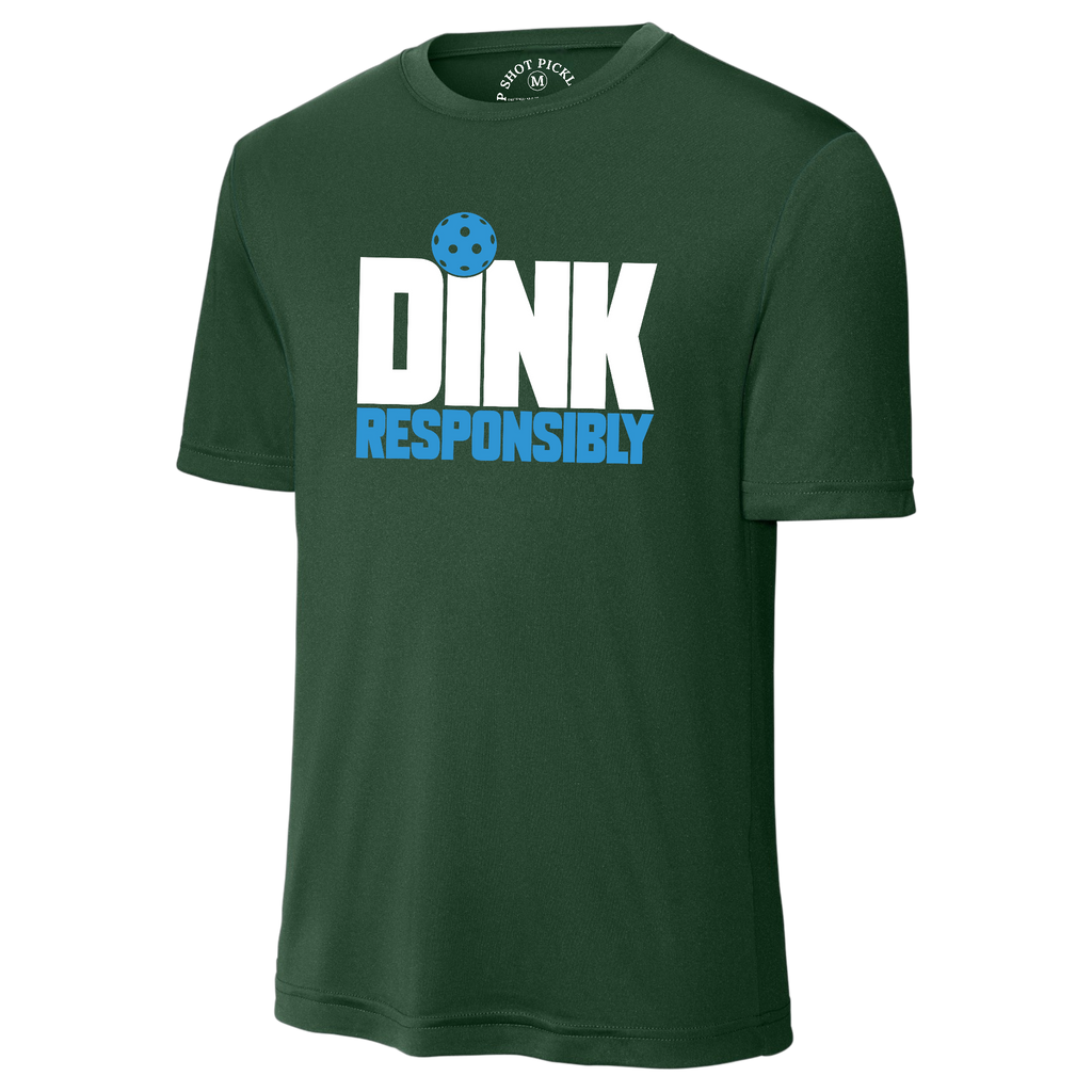 Dink Responsibly Mens Performance Shirt